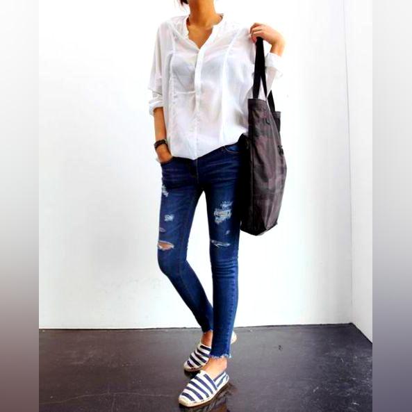 Fabulous Outfits With Striped Shoes 2022