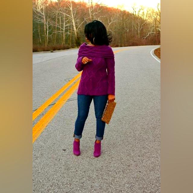 Stunning Purple Boots: Easy Looks For Young Women 2022