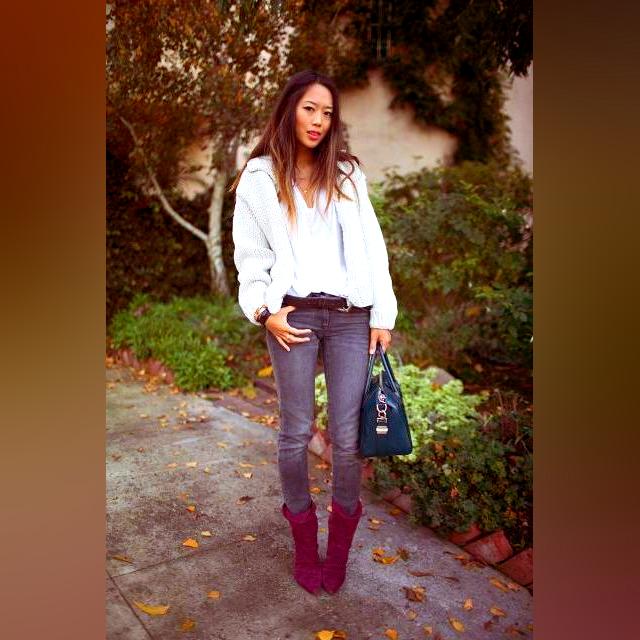 Stunning Purple Boots: Easy Looks For Young Women 2022