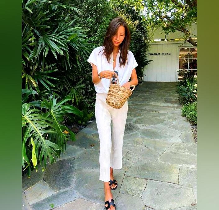 Street Style Suggestions to Wear Slippers In Summer